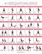 Image result for 30-Day 100 Squat Challenge Printable