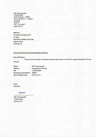 Image result for Good Standing Certificate Application Form