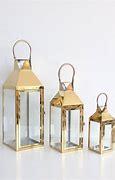 Image result for Lantern Candle Holders Gold