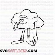 Image result for Trolls Cloud Guy Face Cut Out