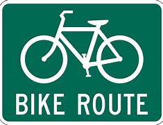 Image result for Bike Route Sign