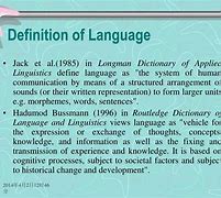 Image result for Language Meaning and Definition