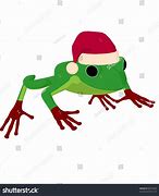 Image result for Frog Santa Hat