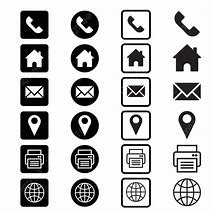 Image result for Phone Business Card Icons Vector