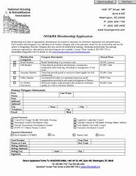 Image result for NHRA Membership Form