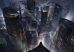 Image result for Batman Over Gotham 3440 X 1440 Wallpaper