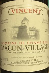 Image result for Jean Jacques Vincent Macon Villages Champ Brulee