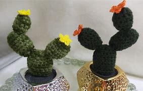 Image result for Crocheted Cactus