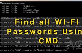 Image result for Cmd Wifi Password