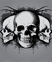 Image result for Gothic Skull Black and White