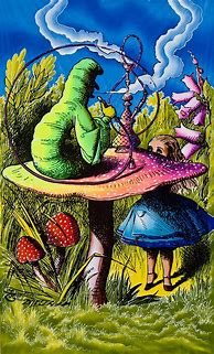 Image result for Alice and Wonderland Aesthetic Trippy