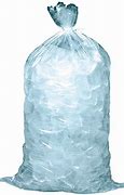 Image result for Clear Plastic Ice Bags