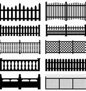 Image result for Fence Clip Art Black and White