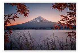 Image result for Mount Fuji Poster