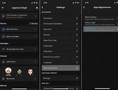 Image result for Dark Mode On Snapchat