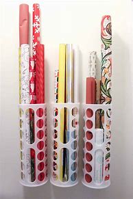 Image result for Hanging Wrapping Paper Organizer