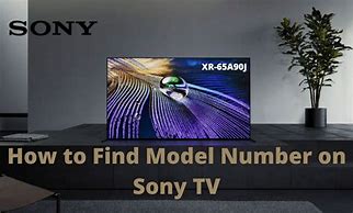 Image result for Model Number in Back of Sony TV