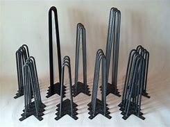 Image result for Metal Furniture Hairpin Legs