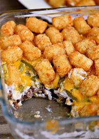 Image result for Meatless Tater Tot Casserole