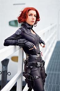 Image result for Harley Quinn Black Widow Cosplay