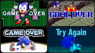 Image result for Sonic Game Over