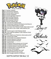 Image result for 30-Day Pokemon Challenge