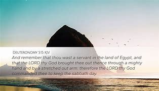 Image result for Deuteronomy 5:15