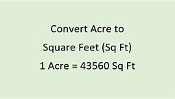 Image result for 1 Acre to Square Feet