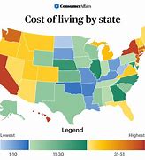 Image result for NC Cost of Living Map