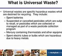 Image result for What Is Considered Universal Waste