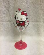 Image result for Hello Kitty Wine Glass