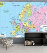 Image result for Europe Map Wall Art