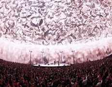 Image result for The Sphere Project Outside in U2 Concert