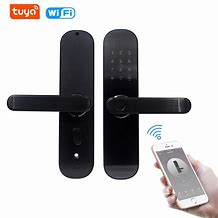 Image result for Door Lock with Handle Wi-Fi Camera Remote Contemporary