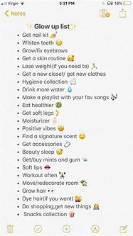 Image result for Summer Glow Up List Printable