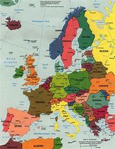 Image result for Europe Continent Political Map