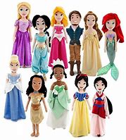 Image result for Disney Princess Plush Dolls