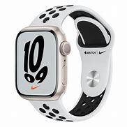 Image result for Nike Apple Watch Series 3 Black with a White Band