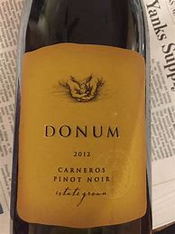 Image result for Donum Pinot Noir Three Hills Carneros
