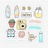 Image result for Blue Aesthetic Girl Stickers