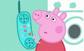 Image result for Peppa Pig Hanging Up Phone