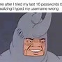 Image result for Choosing a Password Meme
