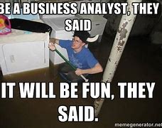 Image result for Meme Bussiness Analyst