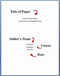 Image result for What Does a Cover Page Look Like