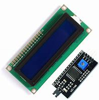 Image result for 1602 LCD Display with I2C Size