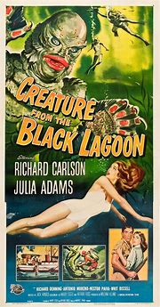 Image result for Creature From the Black Lagoon Movie Poster