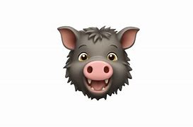 Image result for Wild Boar Surprised Emoji