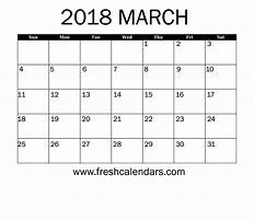 Image result for March 2018