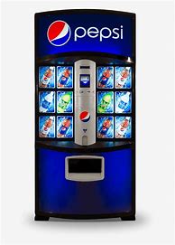 Image result for Picture of the Front of a Pepsi Machine
