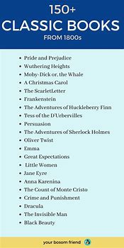 Image result for Printable List of 100 Classic Books to Read